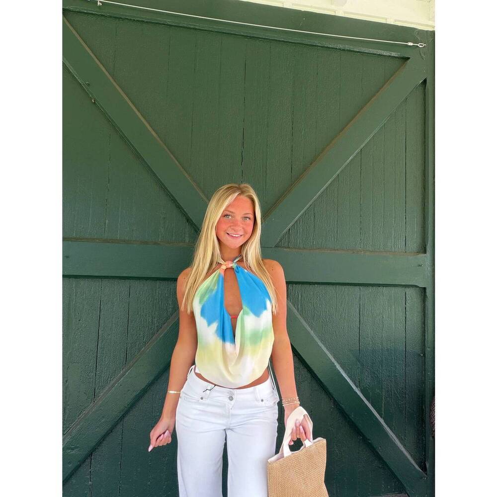 NEW NIA katerina halter top in chroma